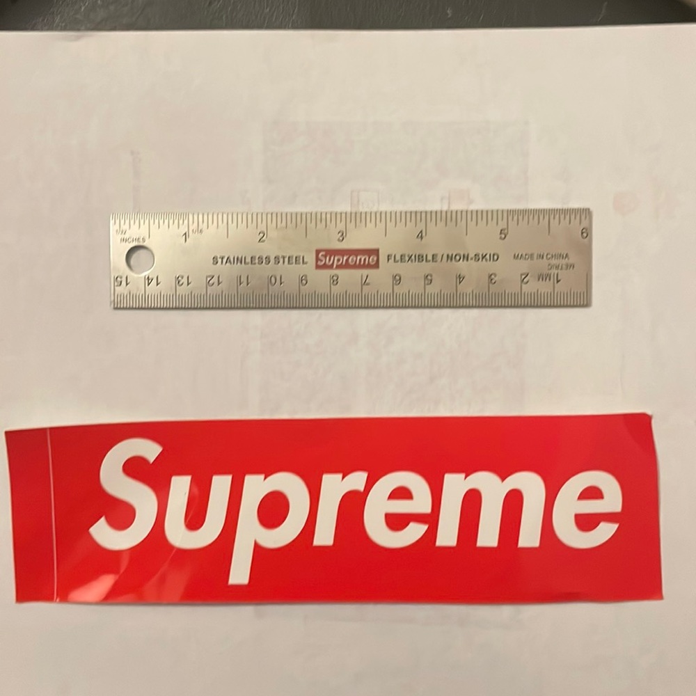 Supreme metal ruler